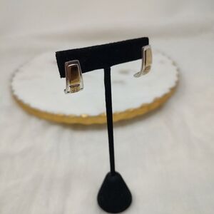 Givenchy Silver and Gold Earrings